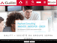Tablet Screenshot of galitt.fr